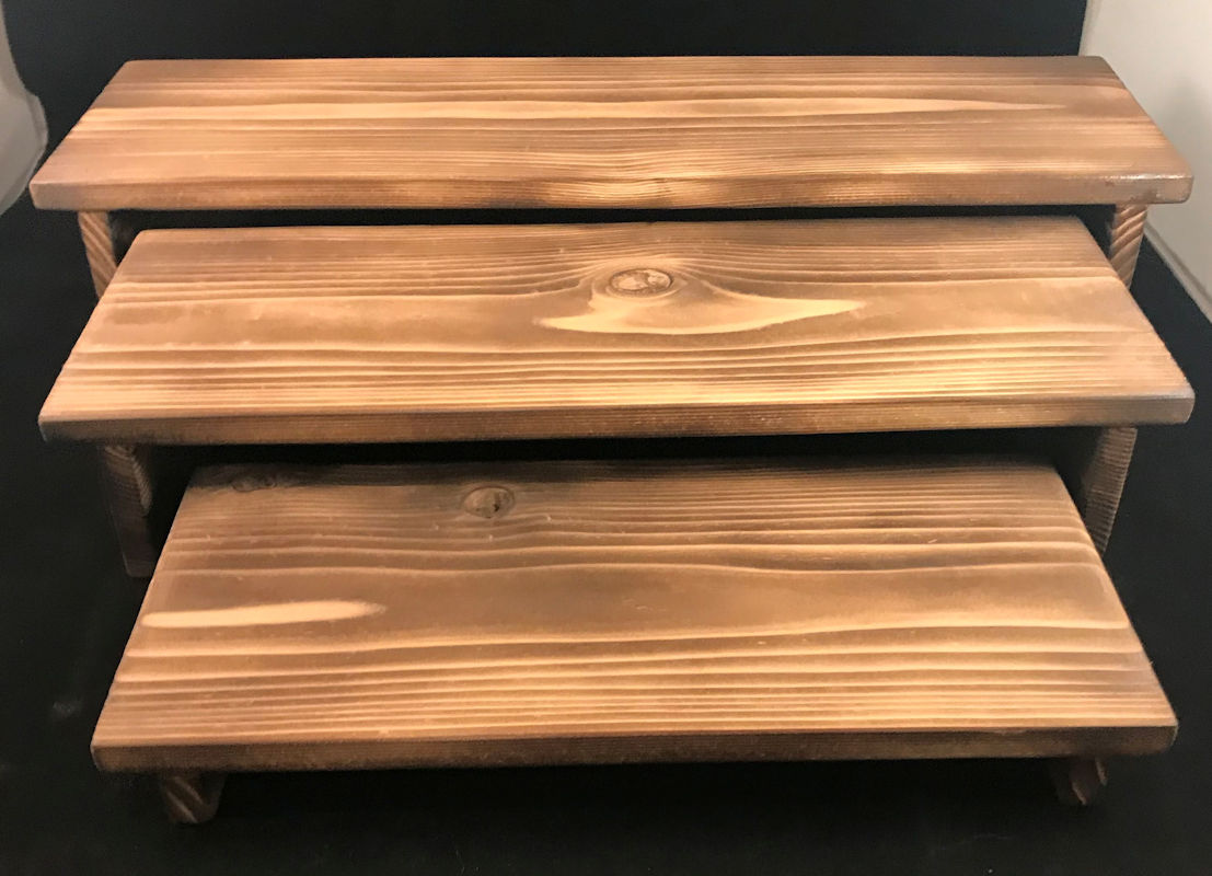 (image for) Nesting Risers in Torched Cedar